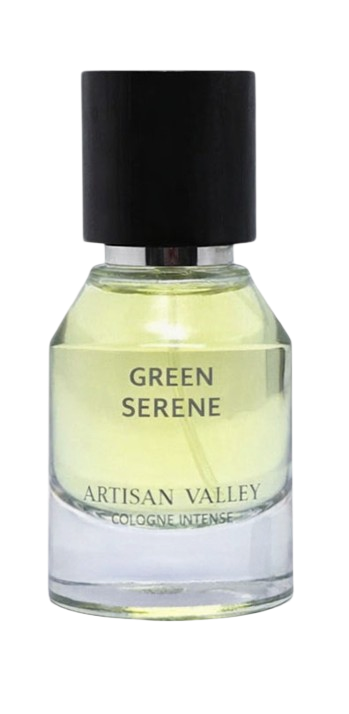 Green Serene fragrance bottle